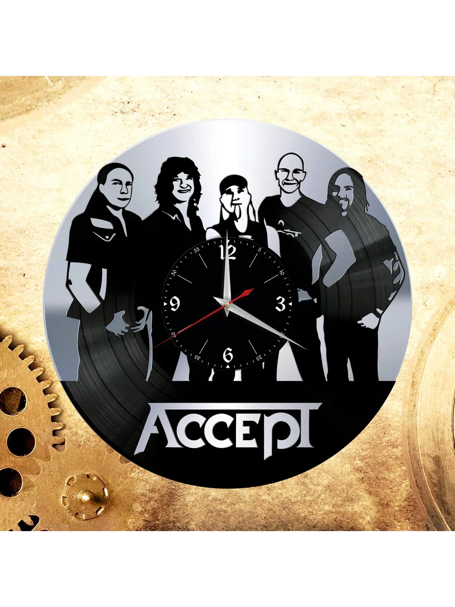 Настенные часы с группой Accept, Udo Dirkschneider