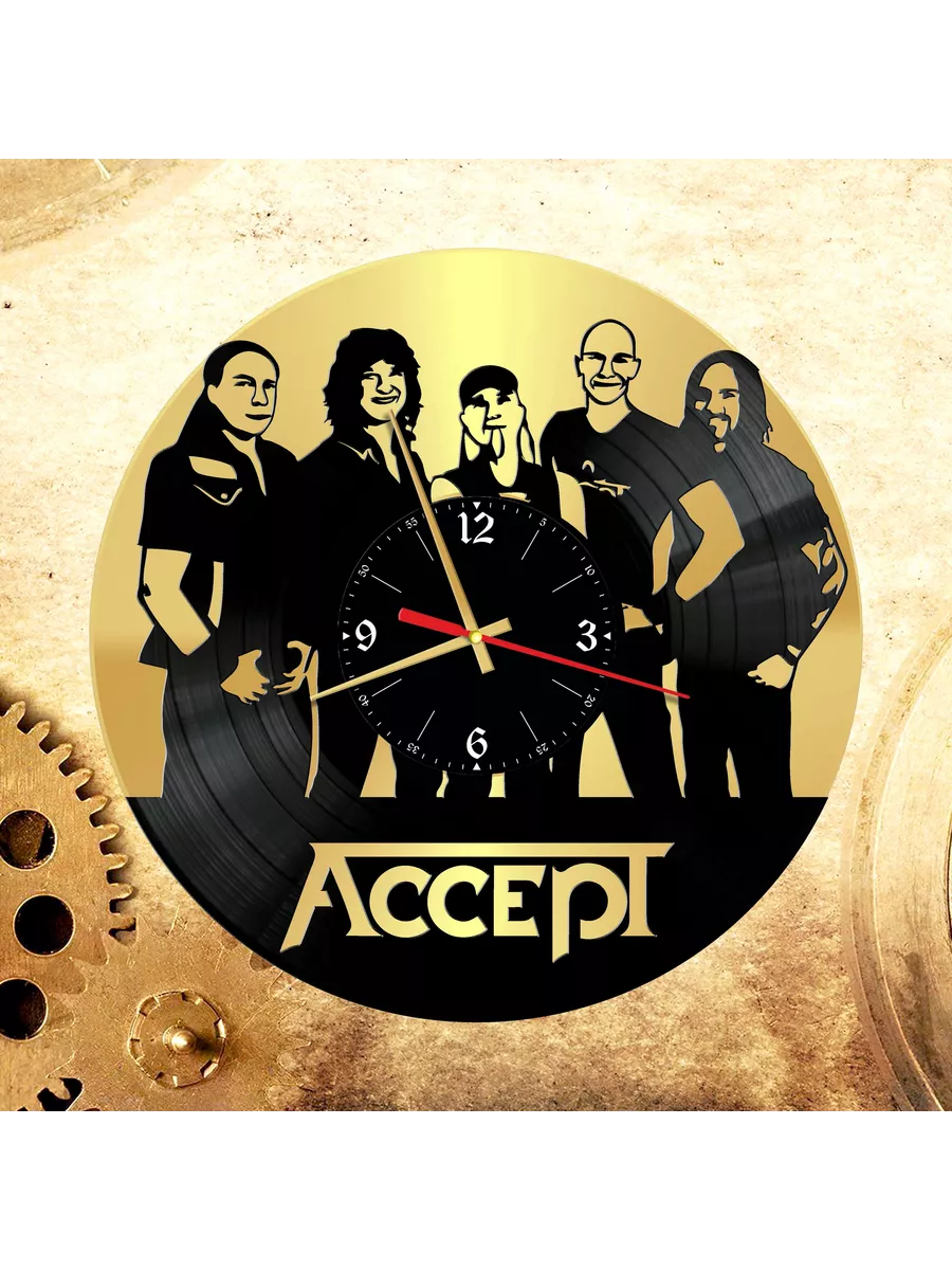 Настенные часы с группой Accept, Udo Dirkschneider