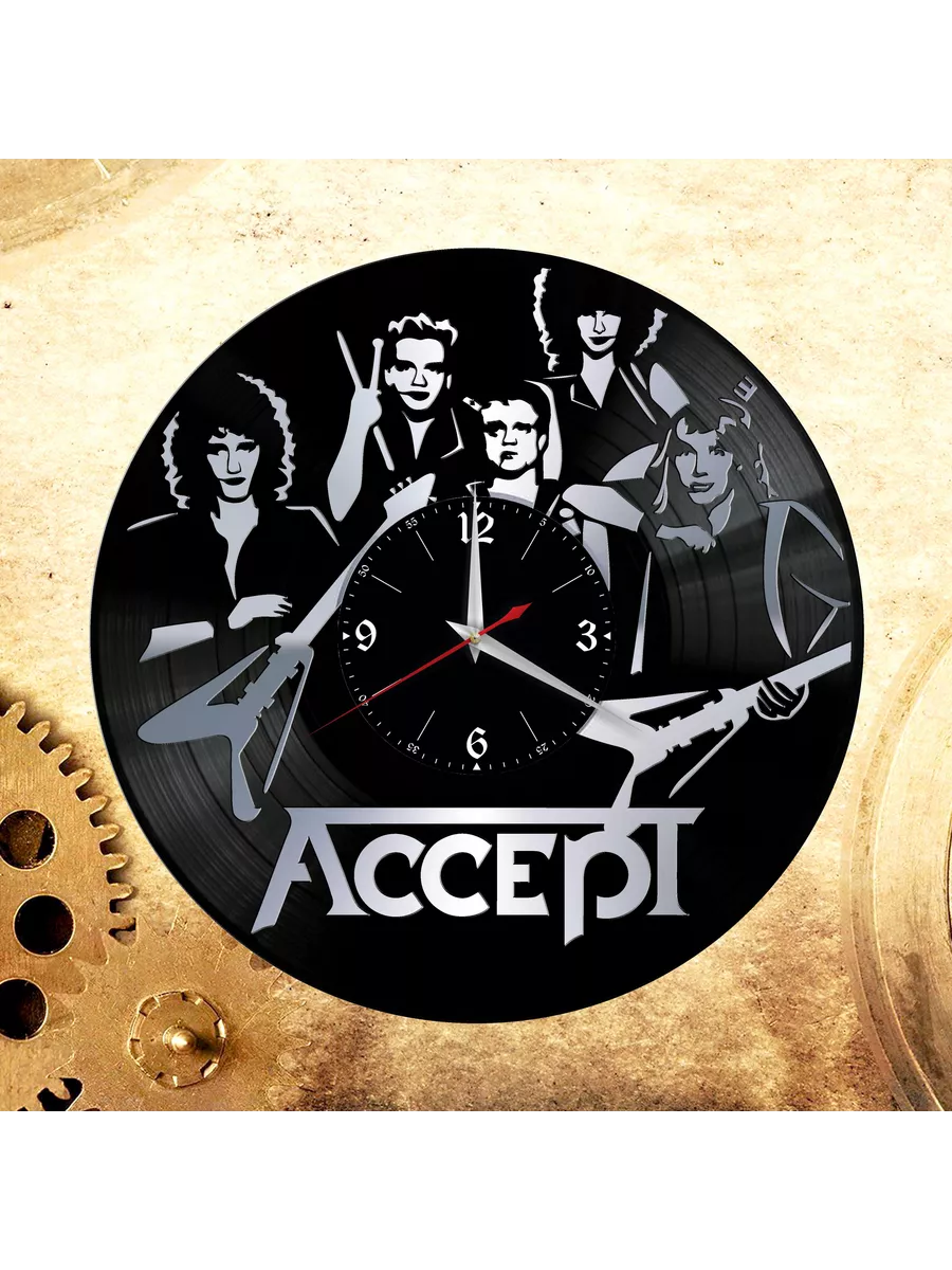 Настенные часы с группой Accept, Udo Dirkschneider