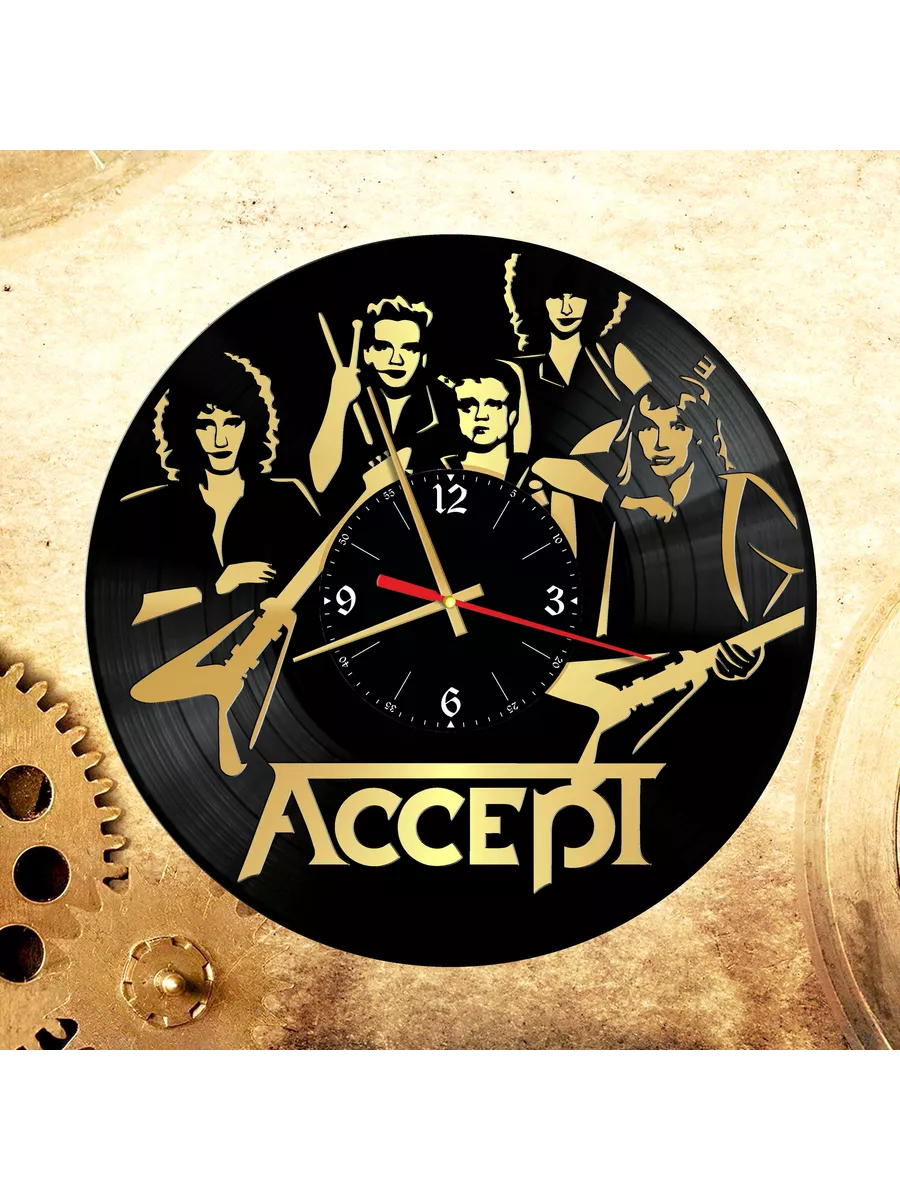 Настенные часы с группой Accept, Udo Dirkschneider