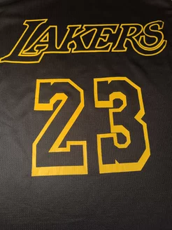 Майка с шортами Lakers James 23 черная