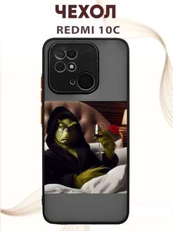 Чехол на REDMI 10C с принтом гринч Meldy_shop 263909891 купить за 365 ₽ в интернет-магазине Wildberries