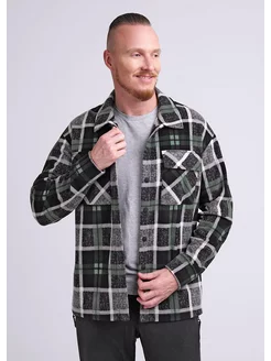 Рубашка флис в клетку CLEVER WEAR 264015092 купить за 2 007 ₽ в интернет-магазине Wildberries
