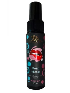 Спрей для орального секса Deep Throat Bubble Gum