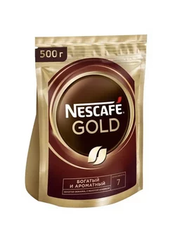 Кофе растворимый Нескафе Gold 500 гр. Nescafe 264068130 купить за 932 ₽ в интернет-магазине Wildberries