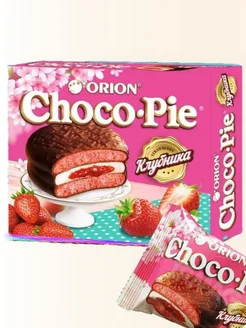 Пирожное Choco Pie, клубника