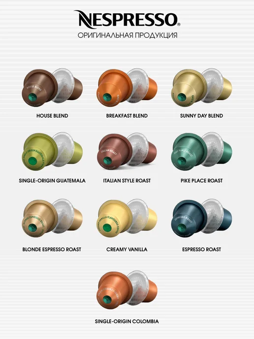Starbucks Набор разнообразных капсул Старбакс для кофемашины Nespresso, вариант, фото 2