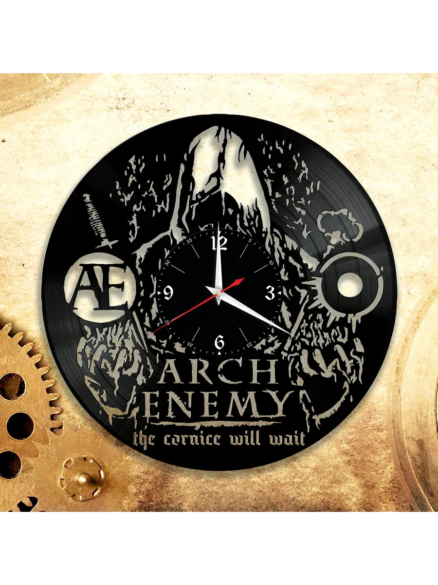 Настенные часы с группой Arch Enemy, Арч Энеми