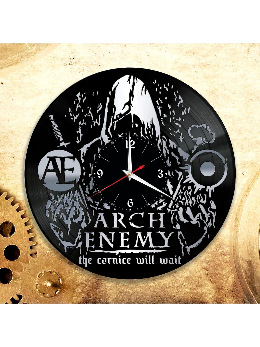 Настенные часы с группой Arch Enemy, Арч Энеми