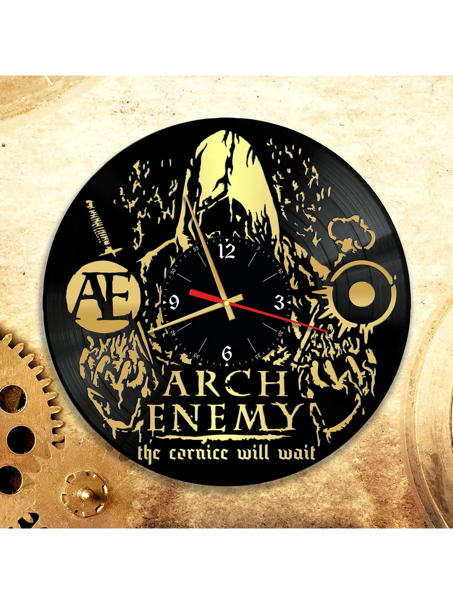 Настенные часы с группой Arch Enemy, Арч Энеми
