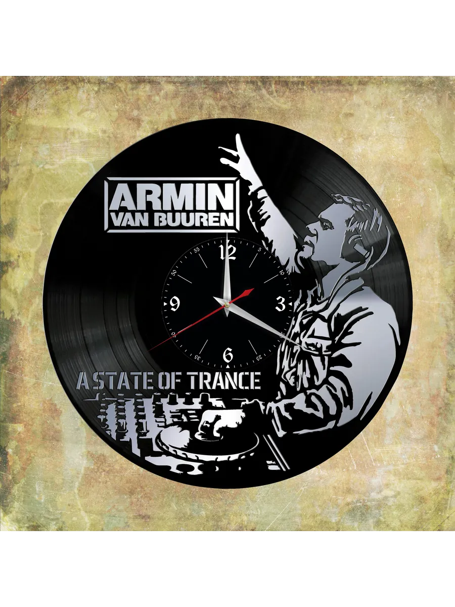 Настенные часы с Armin van Buuren, Армин ван Бюрен