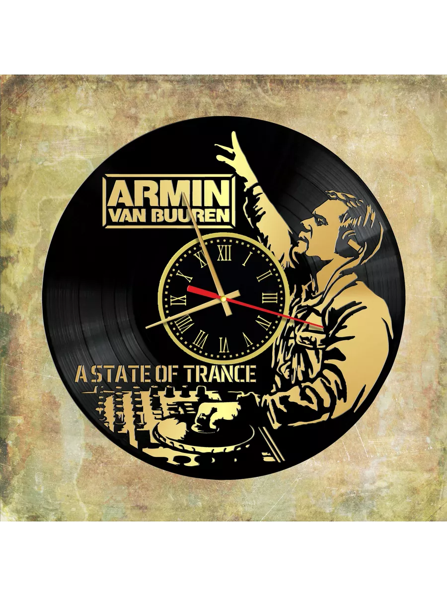 Настенные часы с Armin van Buuren, Армин ван Бюрен