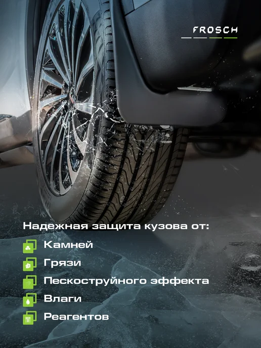 FROSCH Брызговики для HAVAL M6 2021-н.в. внедорожник 5 дв. з, вариант, фото 4