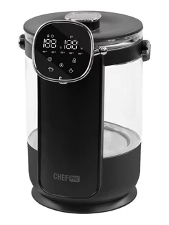 Термопот стеклянный электрический 3л с терморегулятором CHEF PRO 264200338 купить за 3 087 ₽ в интернет-магазине Wildberries