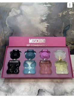 Духи мишки набор подарочный 4в1 moschino toy 4х30мл москино