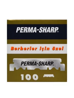 Лезвия классические односторонние Perma-Sharp 100 шт Gillette 264227857 купить за 663 ₽ в интернет-магазине Wildberries