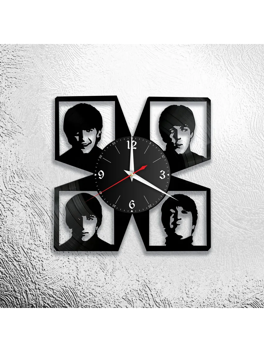 Настенные часы с группой The Beatles, Битлз