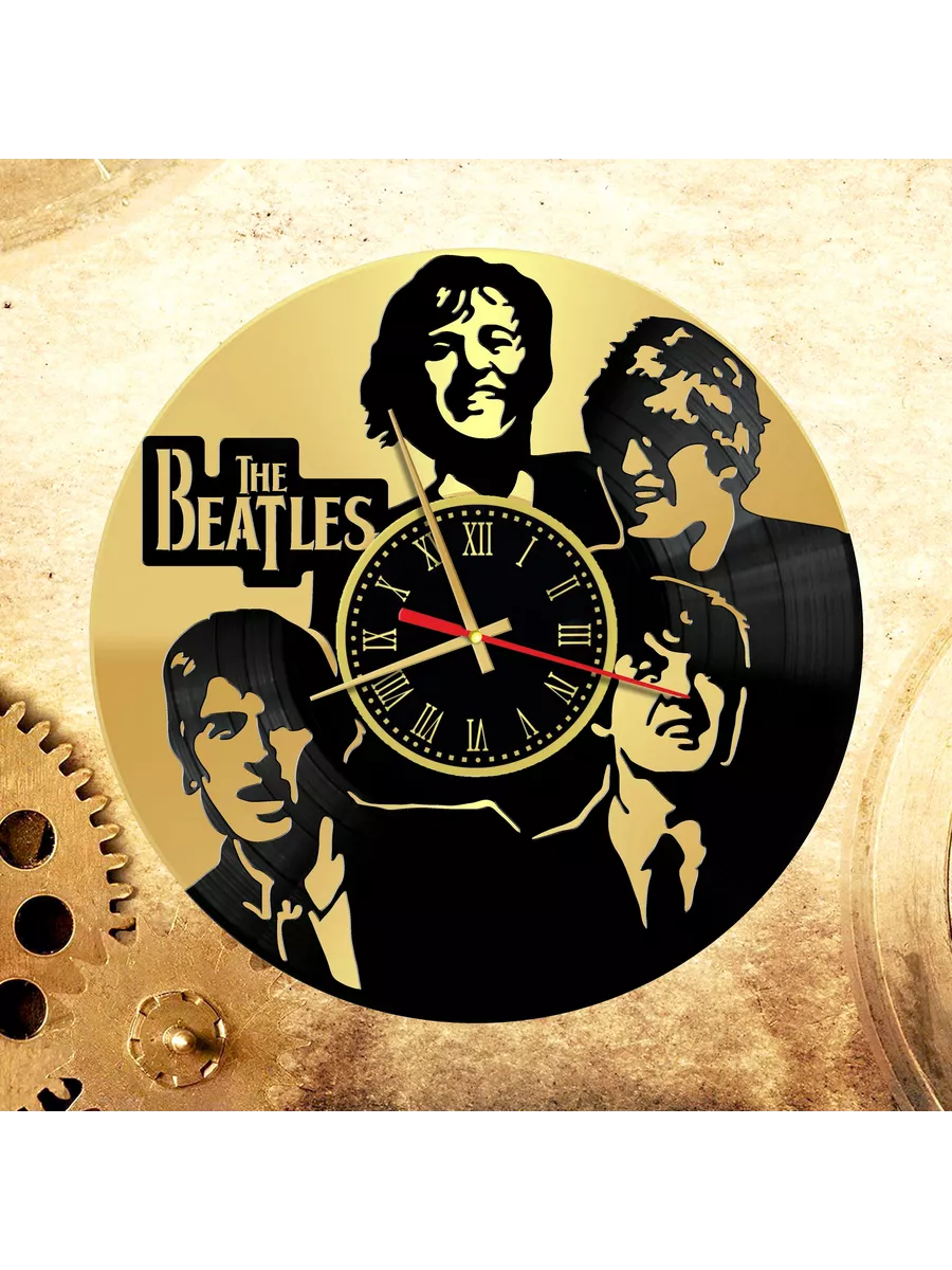 Настенные часы с группой The Beatles, Битлз