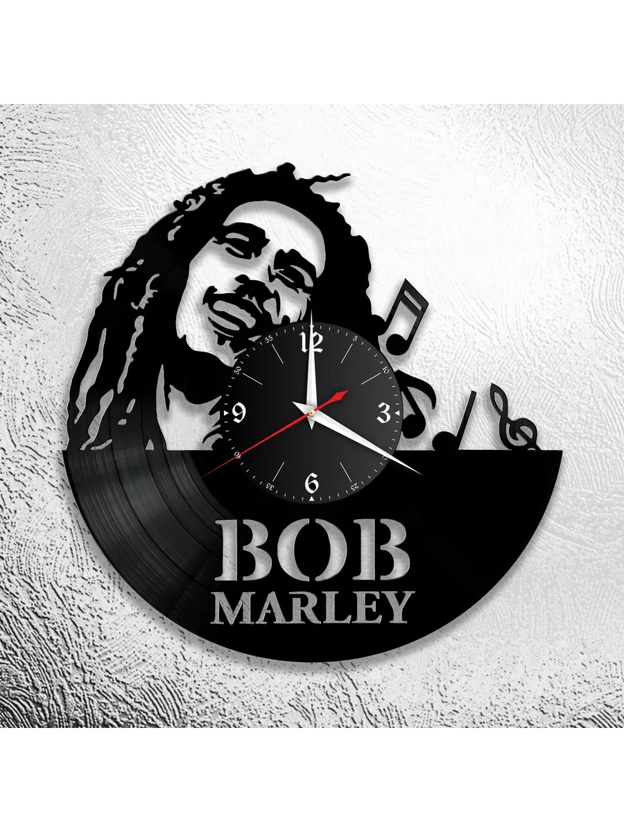 Настенные часы с Бобом Марли, Bob Marley