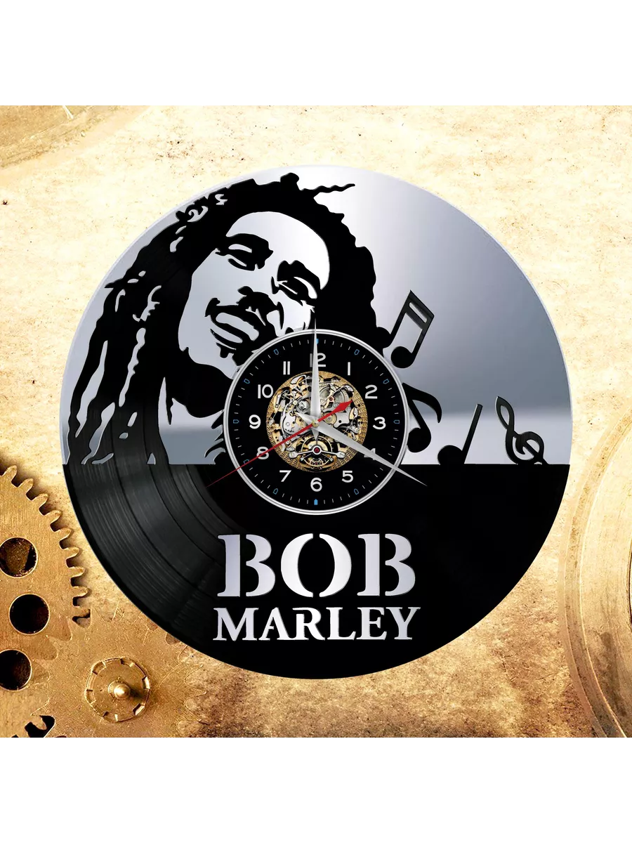 Настенные часы с Бобом Марли, Bob Marley