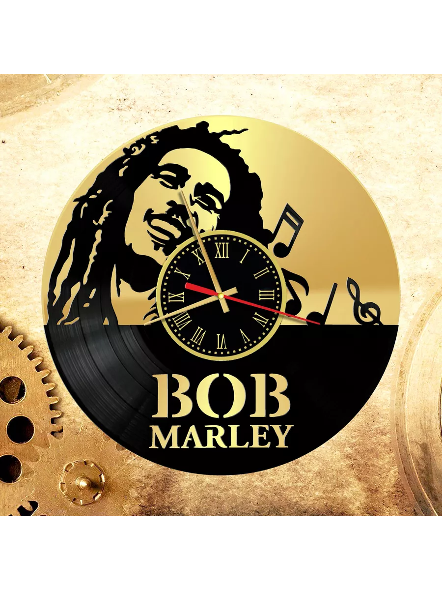 Настенные часы с Бобом Марли, Bob Marley