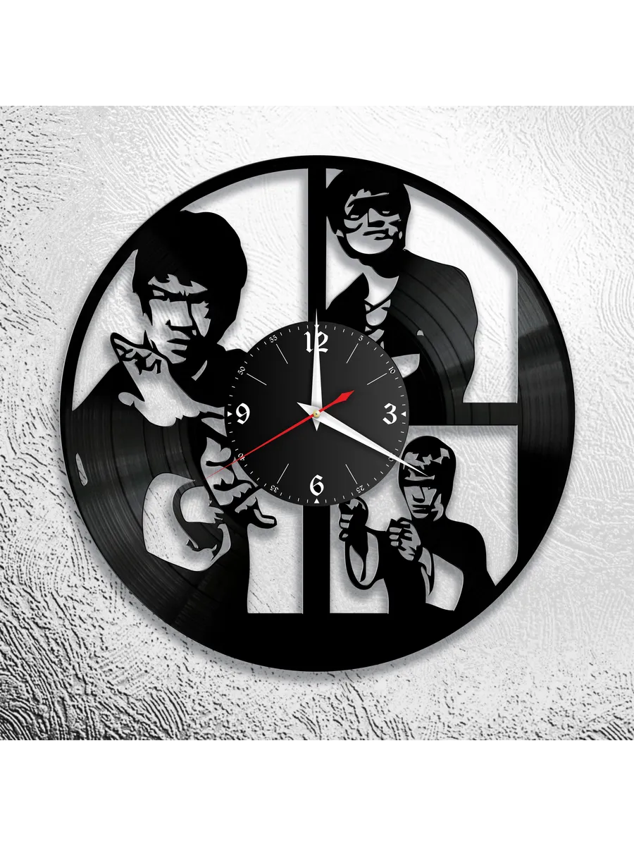Настенные часы с изображением Брюса Ли, Bruce Lee