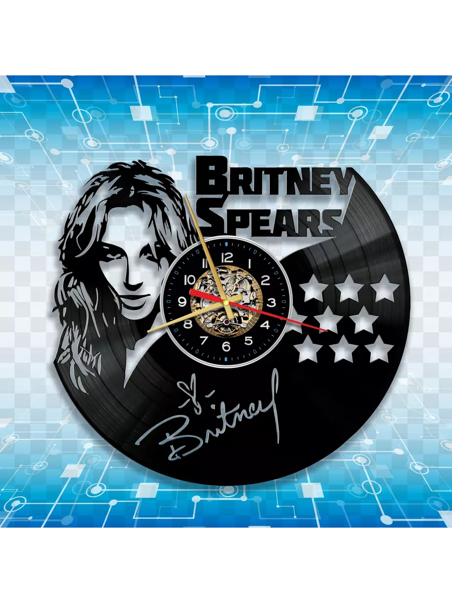 Настенные часы с Бритни Спирс, Britney Spears