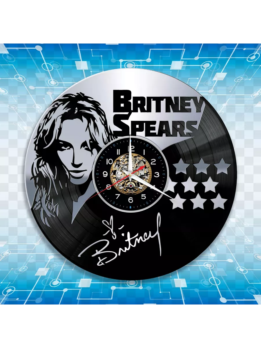 Настенные часы с Бритни Спирс, Britney Spears