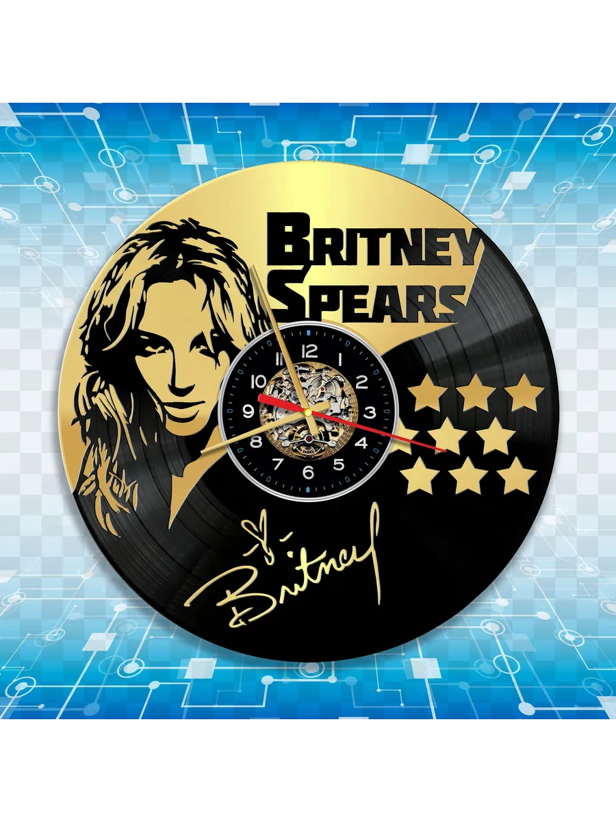Настенные часы с Бритни Спирс, Britney Spears