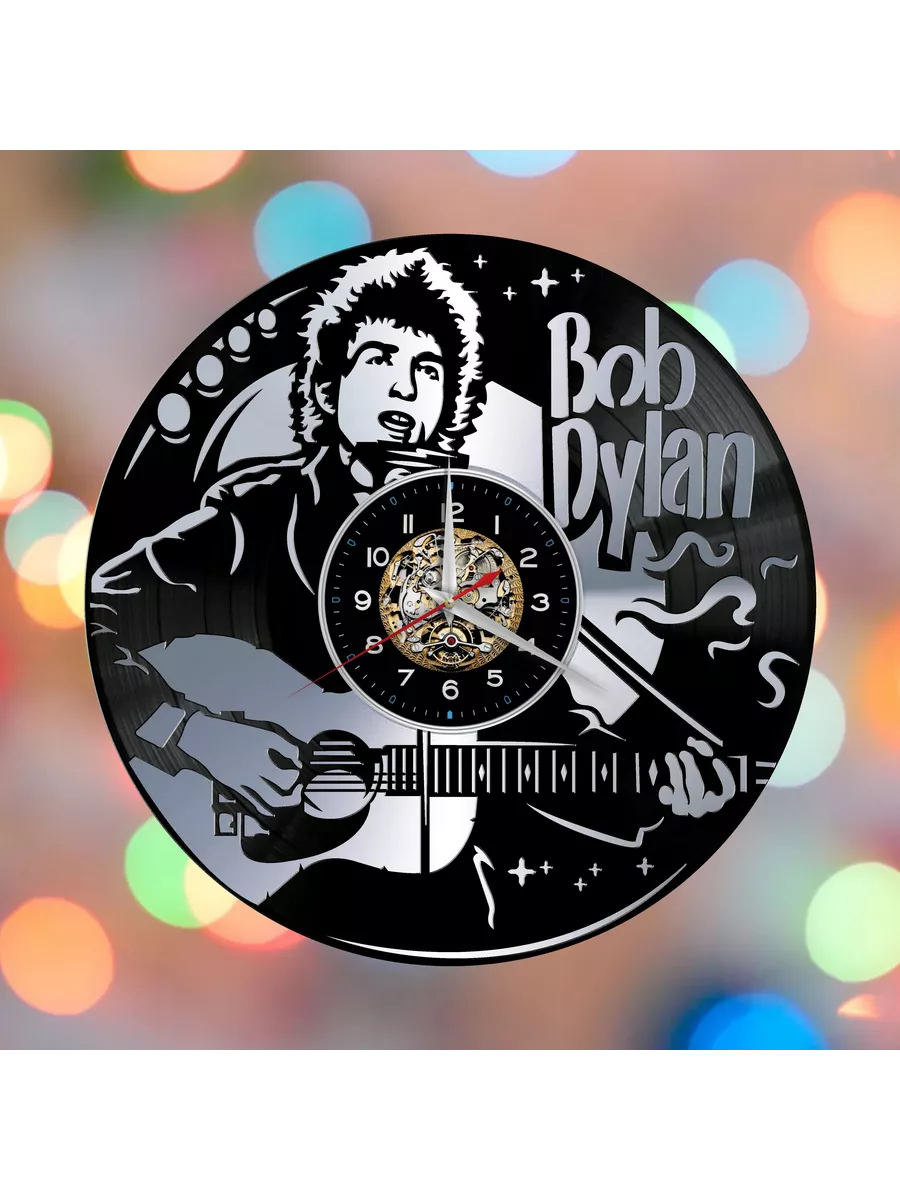 Настенные часы с Бобом Диланом, Bob Dylan