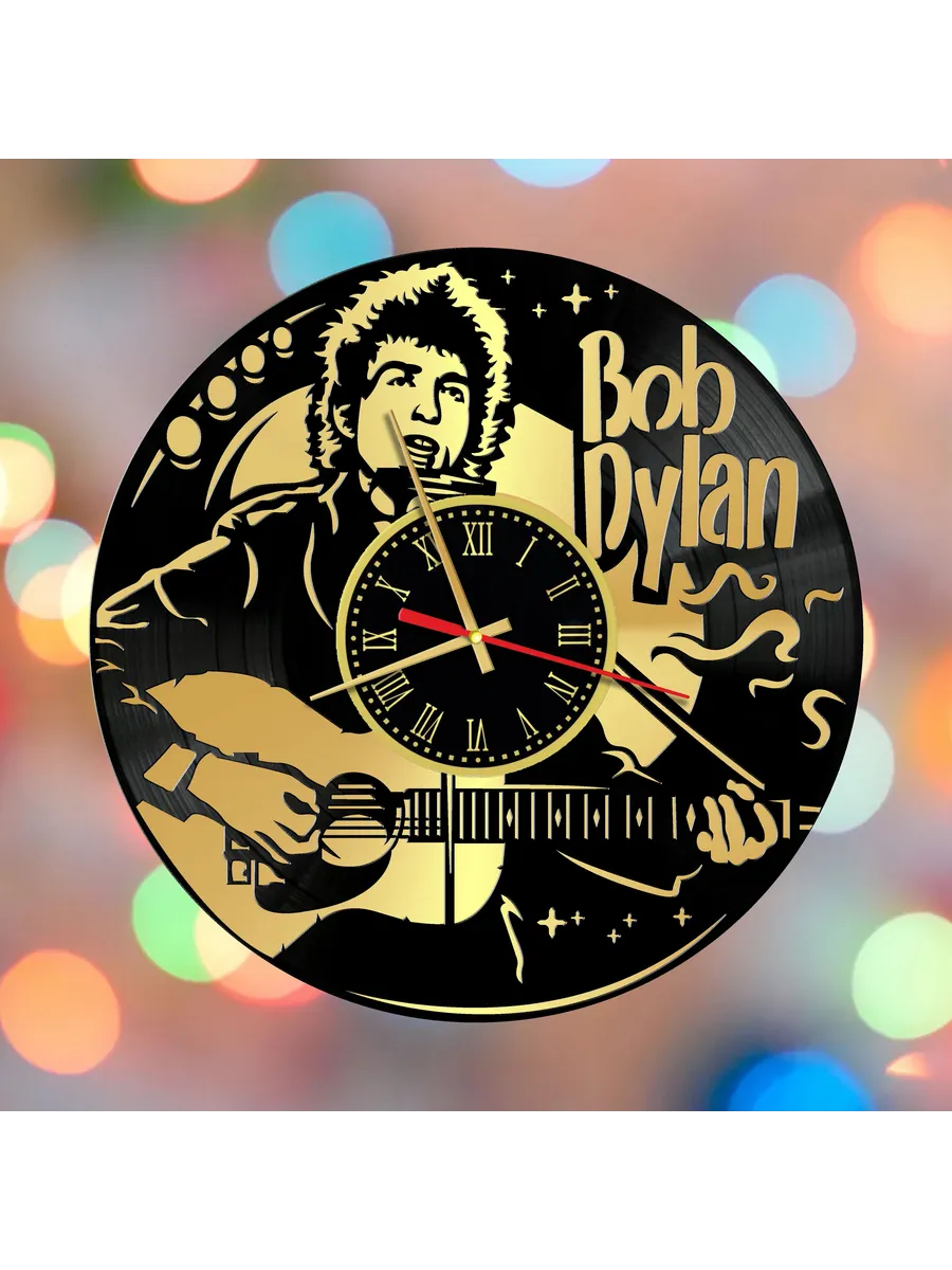 Настенные часы с Бобом Диланом, Bob Dylan