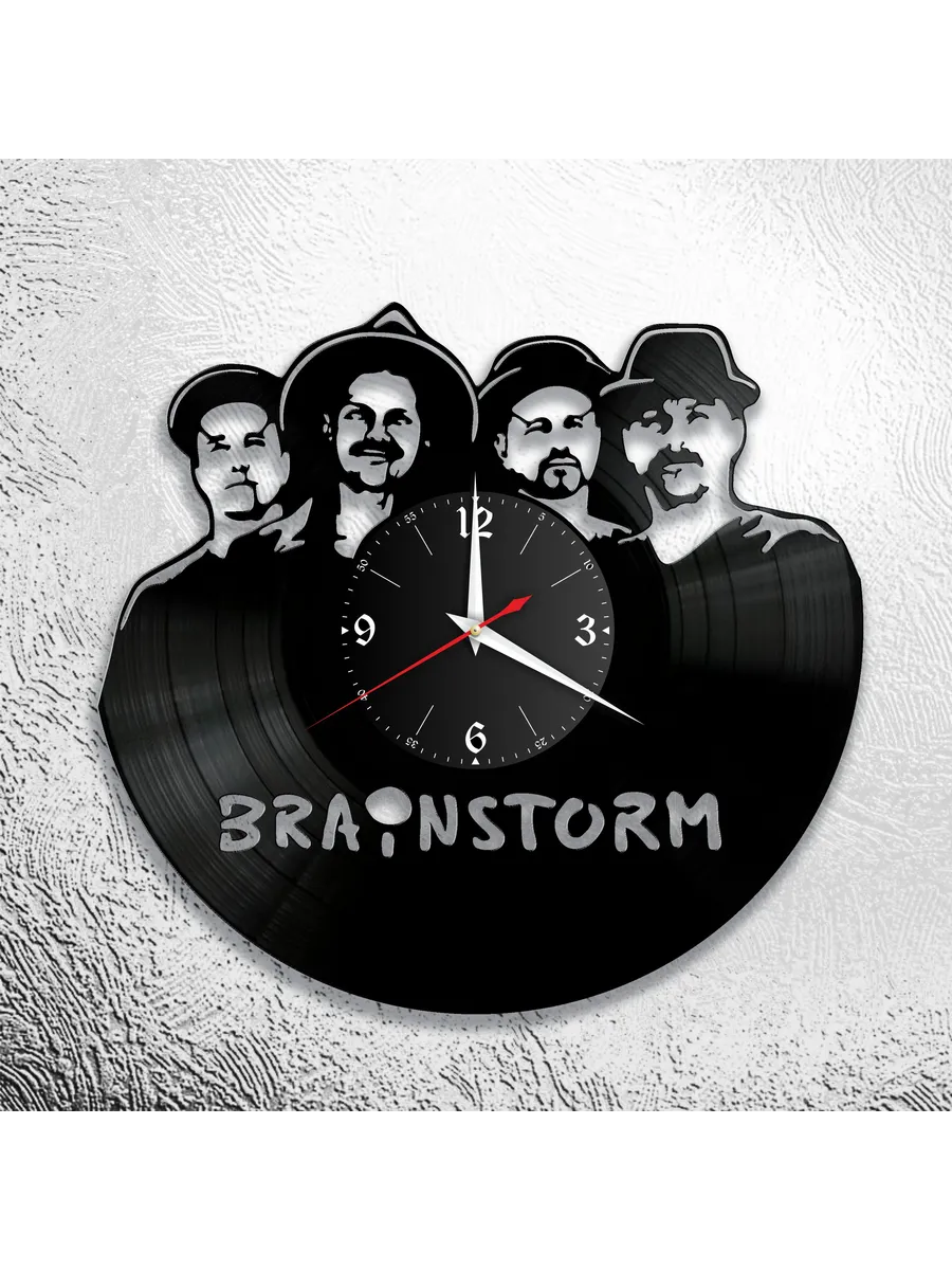Настенные часы с группой Brainstorm, Ренарс Кауперс