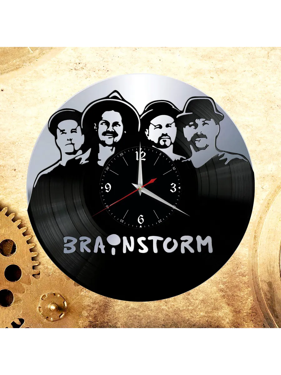 Настенные часы с группой Brainstorm, Ренарс Кауперс