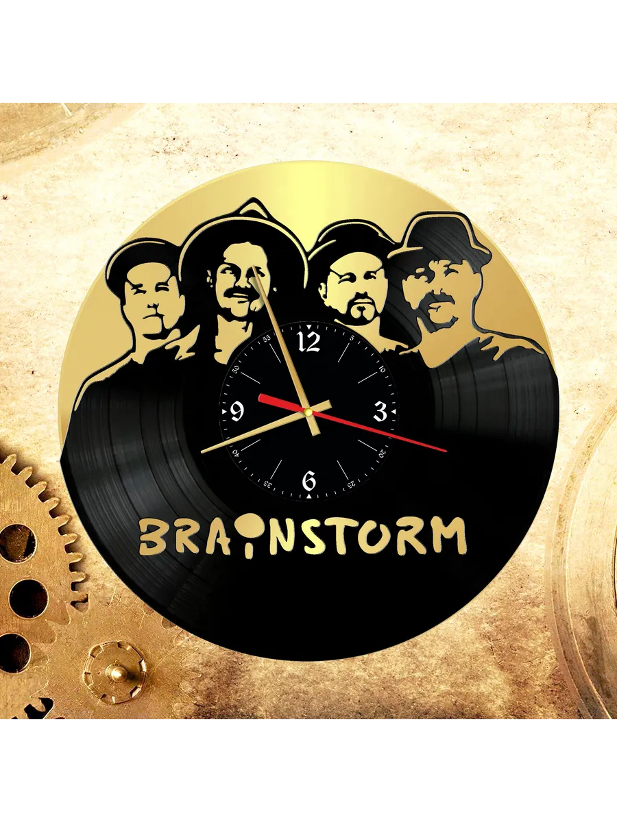 Настенные часы с группой Brainstorm, Ренарс Кауперс