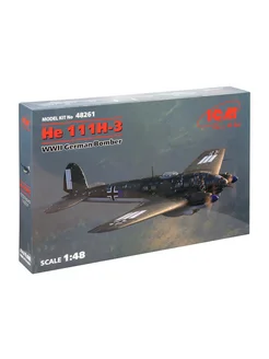 Сборная модель немецкого бомбардировщика He 111H-3 (1/48) ICM 264286812 купить за 5 831 ₽ в интернет-магазине Wildberries