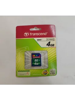 Карта памяти SDHC Transcend class4, 4 GB 264341844 купить за 302 ₽ в интернет-магазине Wildberries