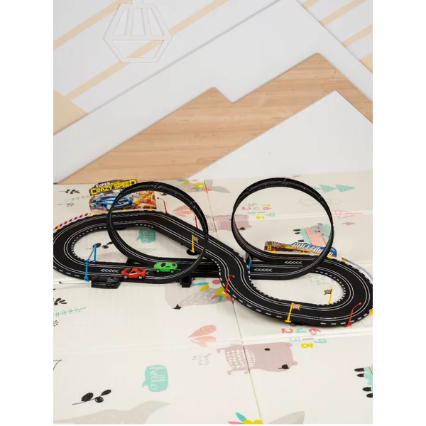 Автотрек с машинками детский гоночный на пульте