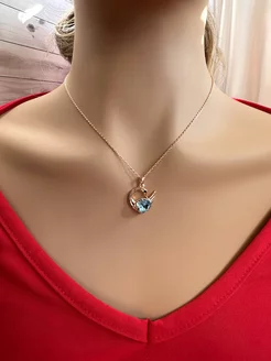 Колье "Лебедь" с кристаллом Сваровски xuping jewelry 264394320 купить за 1 328 ₽ в интернет-магазине Wildberries