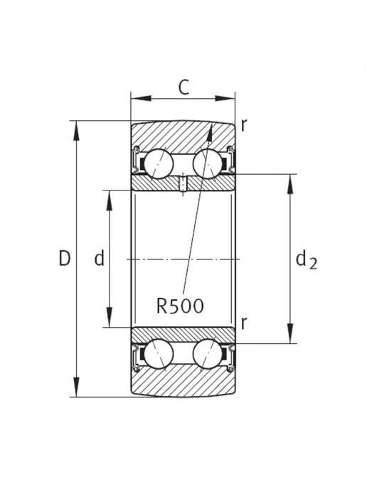 STARTEC Опорный ролик LR5202-2RS STC (20x40x15.9), 20x40x15.9, фото 2