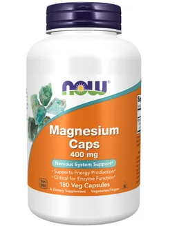 Магний Magnesium Caps 400 мг, 180 капсул