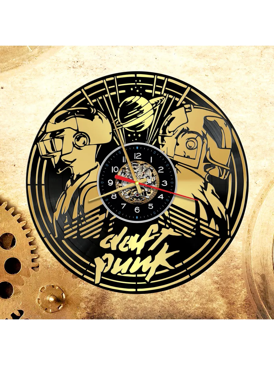 Настенные часы с дуэтом Daft Punk