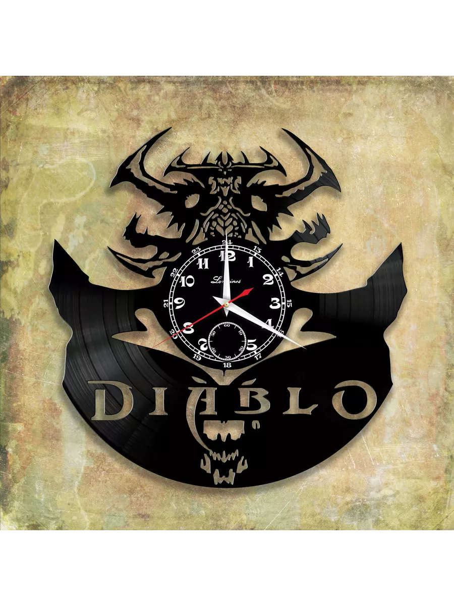 Настенные часы с персонажами Diablo