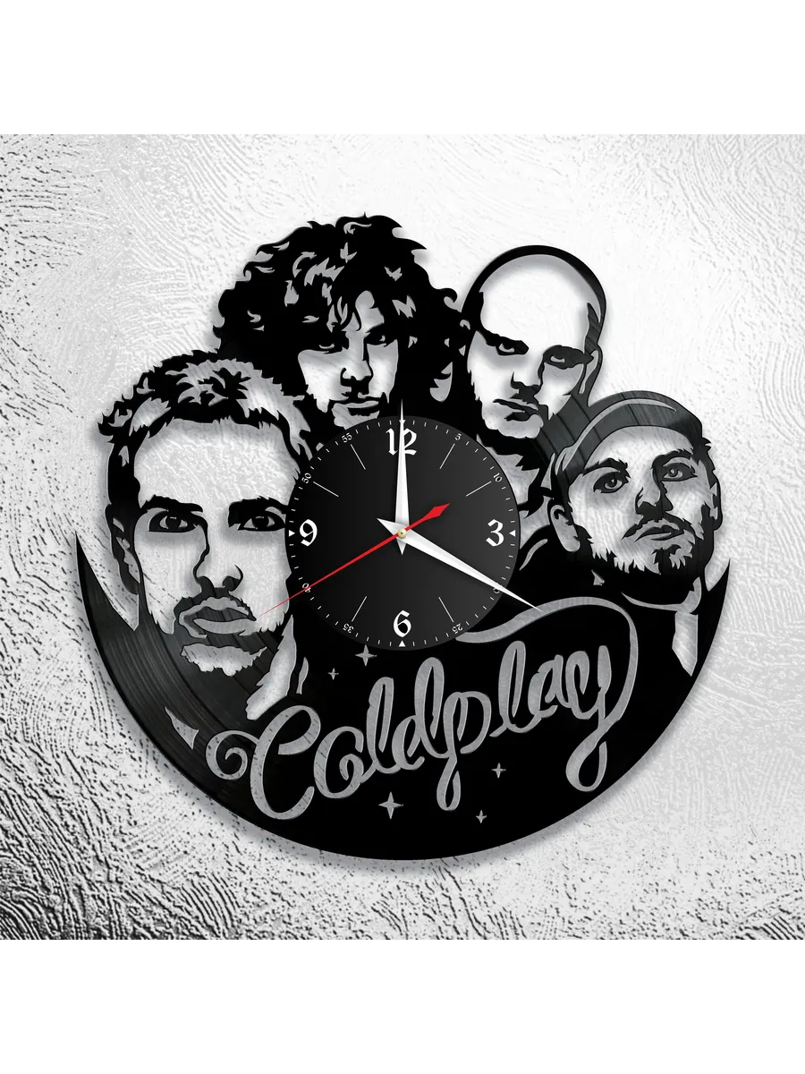 Настенные часы с группой Coldplay