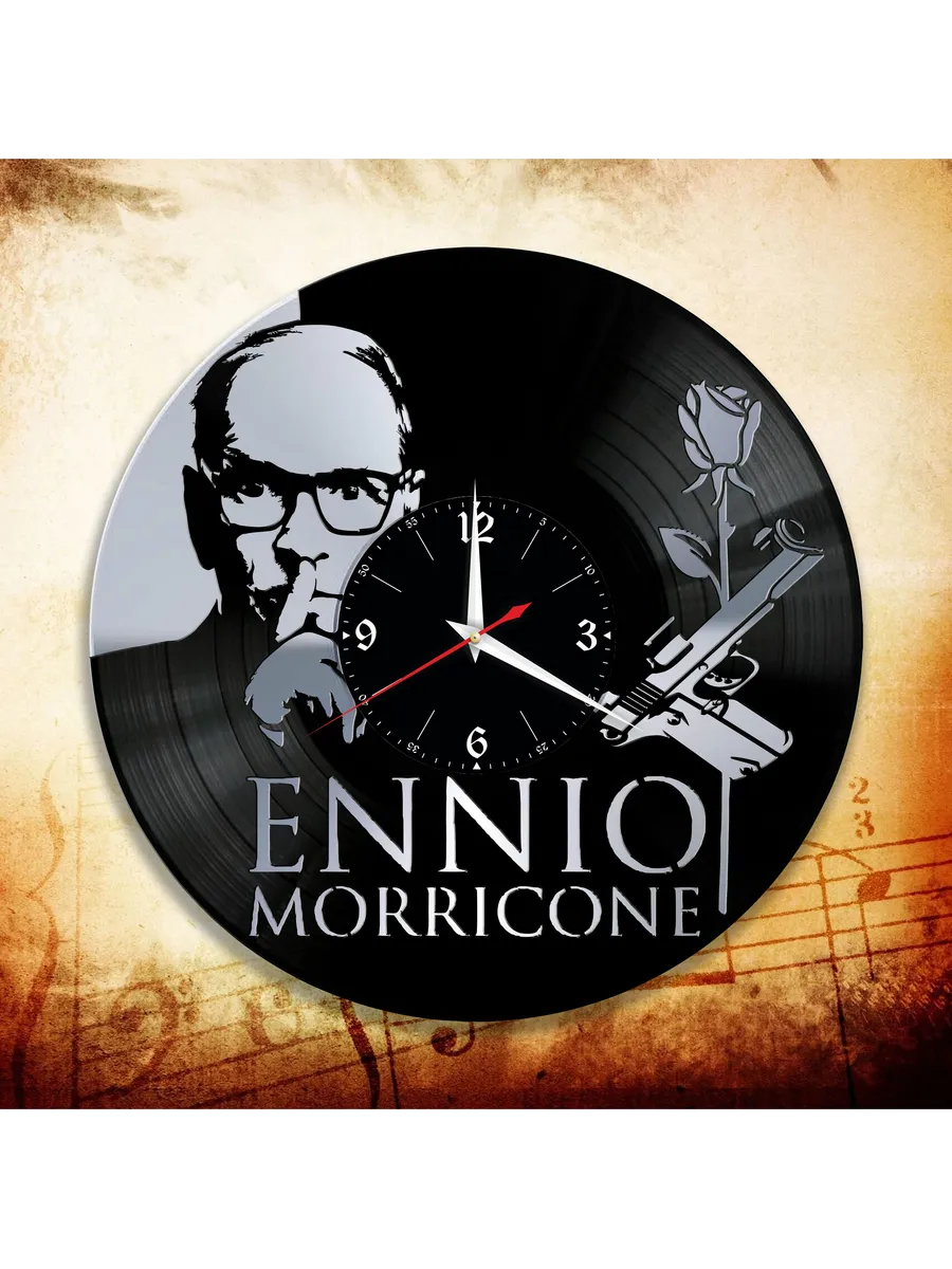 Настенные часы с Ennio Morricone, Эннио Морриконе
