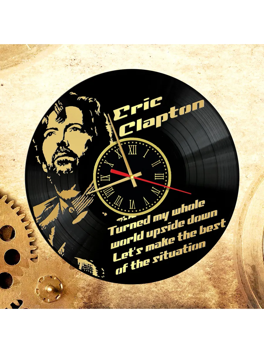 Настенные часы с Эриком Клэптоном, Eric Clapton