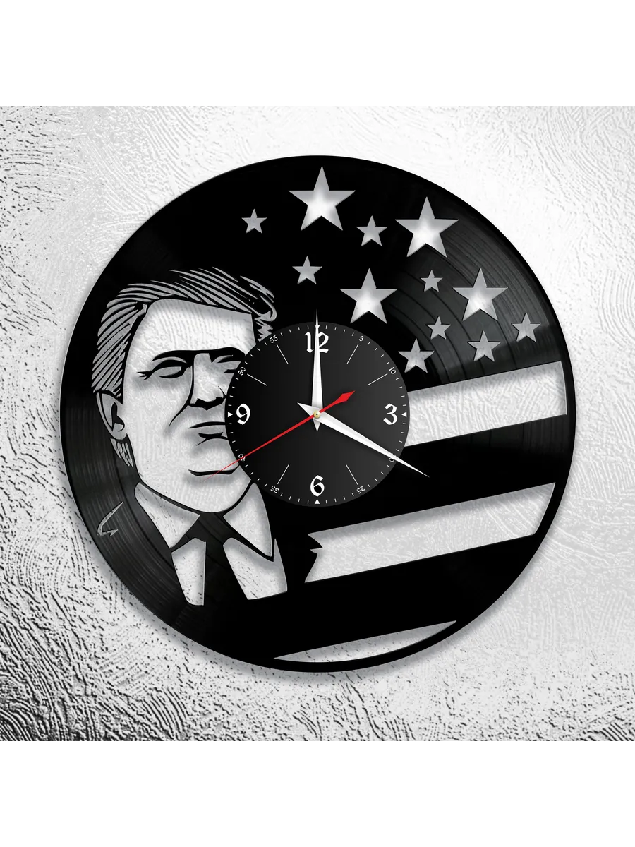 Настенные часы Дональд Трамп, Donald Trump