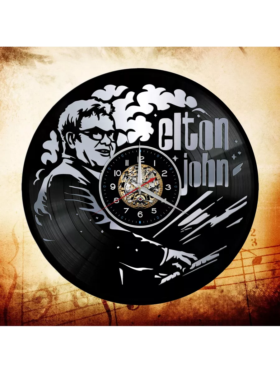 Настенные часы с Элтоном Джоном, Elton John