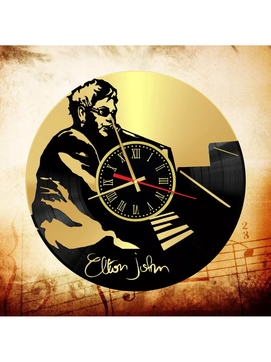 Настенные часы с Элтоном Джоном, Elton John