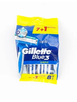 Gillette Blue 3 Бритвы мужские одноразовые 8 шт