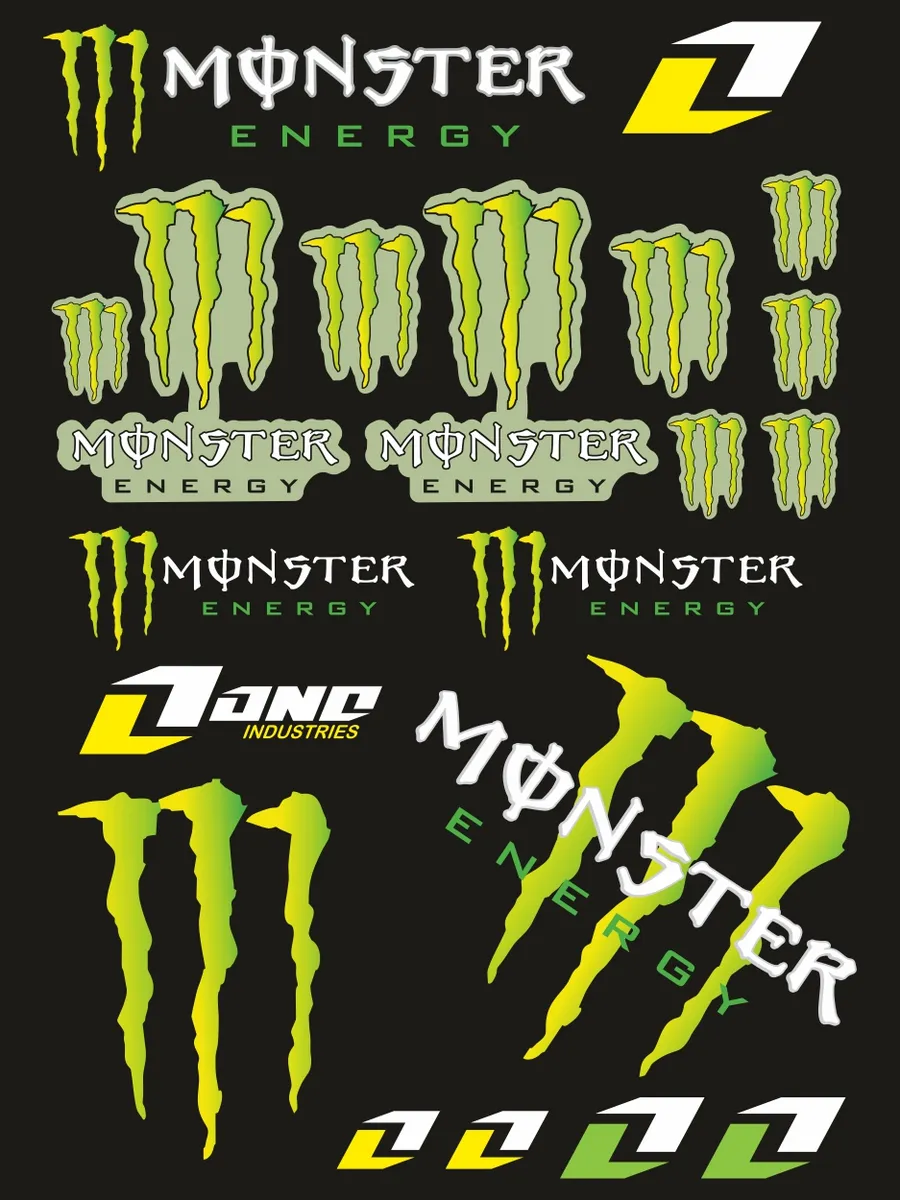 Набор наклеек на квадроцикл "Monster" 43х30 см